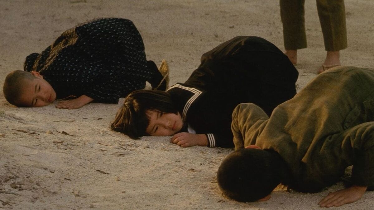 A scene from The Ceremony (1971).