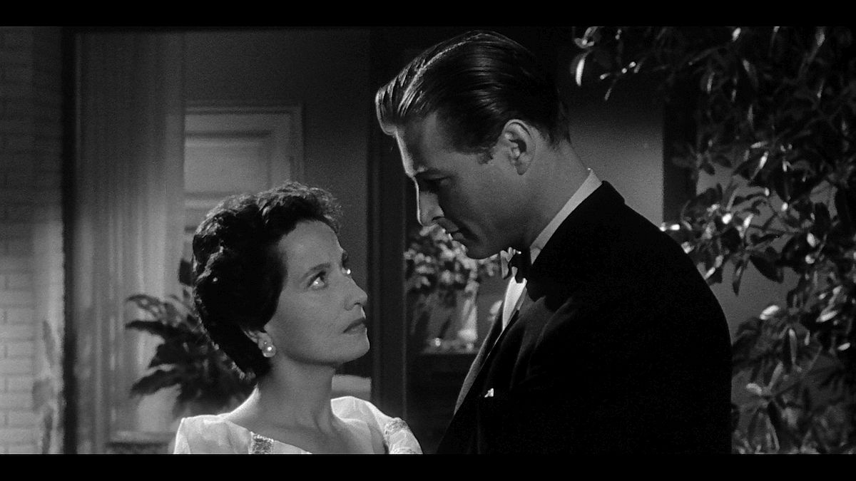 A scene from The Price of Fear (1956).