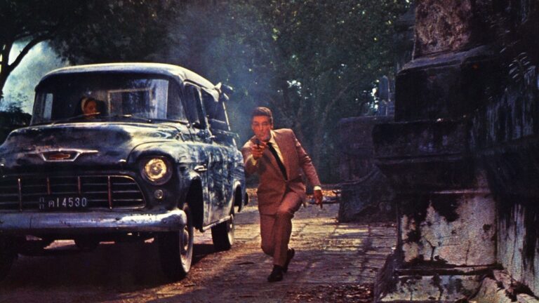 Still from OSS 117: Panic in Bangkok (1964).
