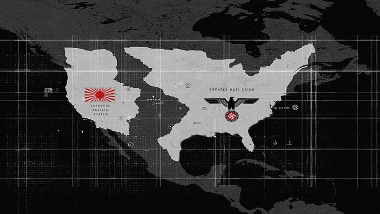 Map of occupied territories from The Man in the High Castle.